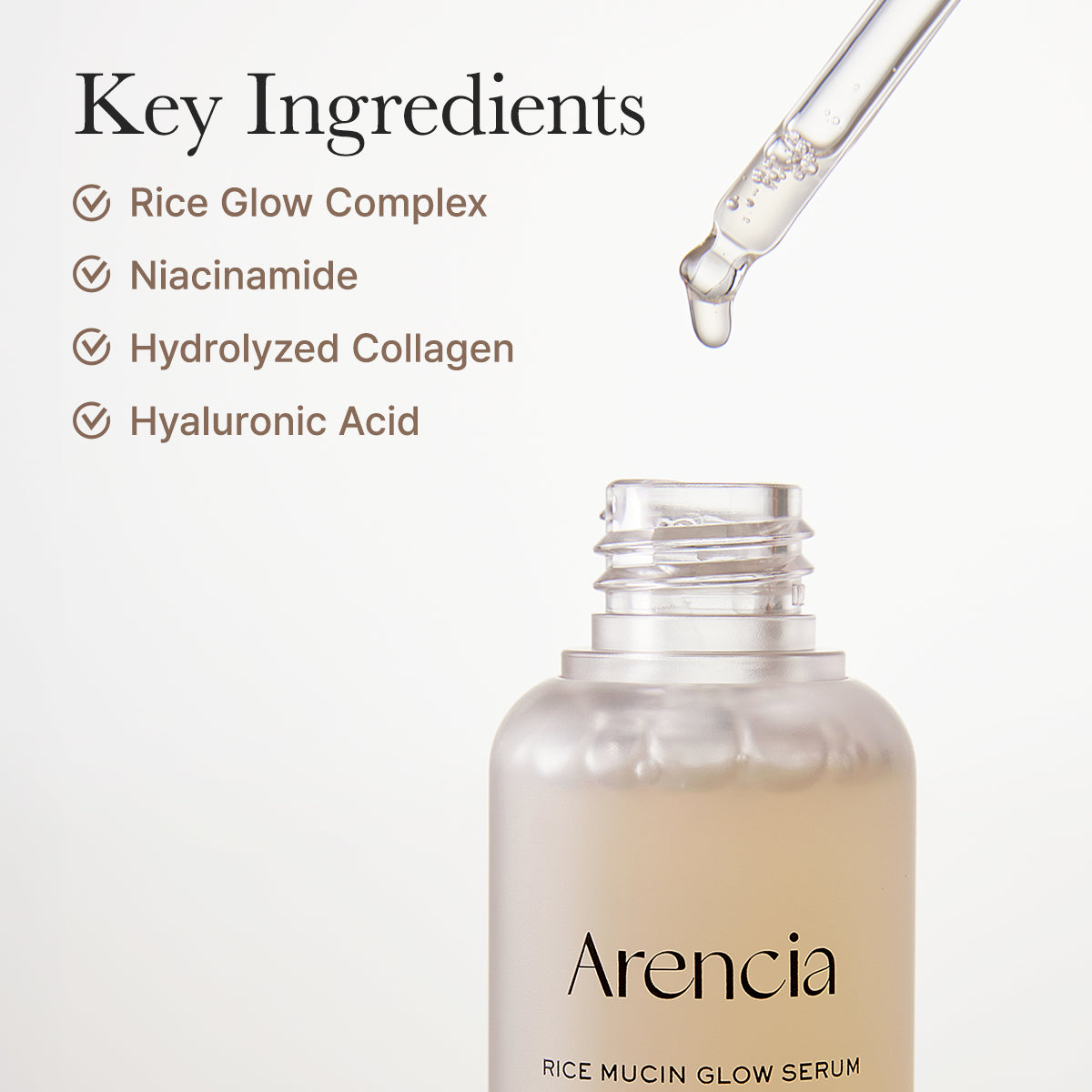 ARENCIA - Rice Mucin Glow Serum 30ml