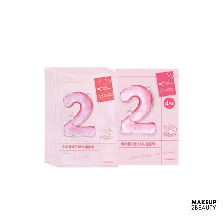 NUMBUZIN No.2 Water Collagen 65% Voluming Sheet Mask (4ea)