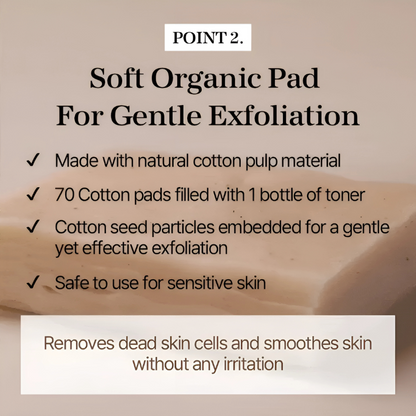 MIXSOON - Bean Toner Pad 70 pads