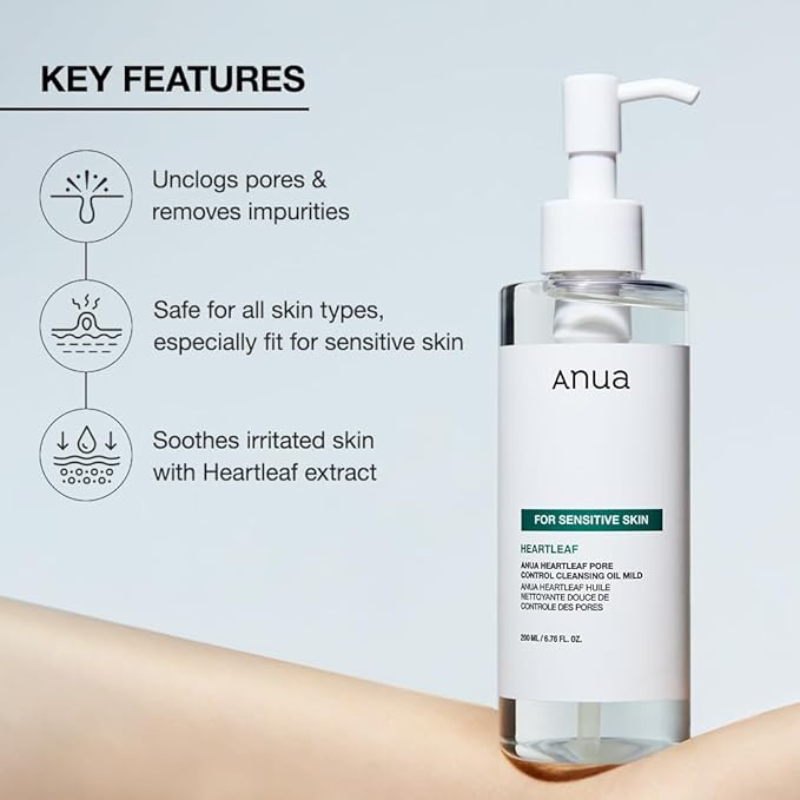 ANUA Heartleaf Pore Control Cleansing Oil Mild 200ml