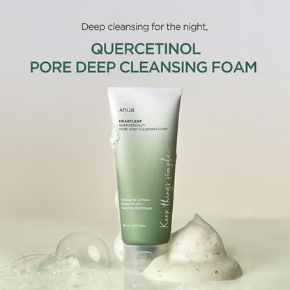 ANUA Heartleaf Quercetinol Pore Deep Cleansing Foam 150ml