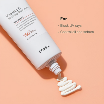 COSRX Vitamin E Vitalizing Sunscreen SPF 50+ PA++++ 50ml