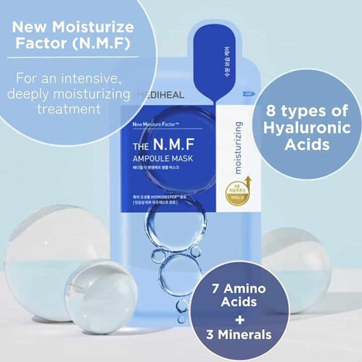 MEDIHEAL N.M.F Aquaring Ampoule Mask (Renewed)