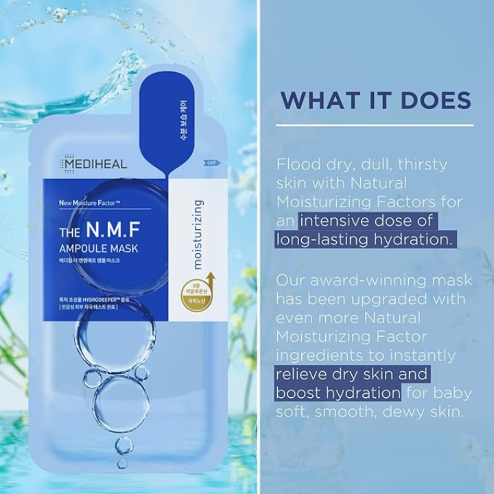 MEDIHEAL N.M.F Aquaring Ampoule Mask (Renewed)