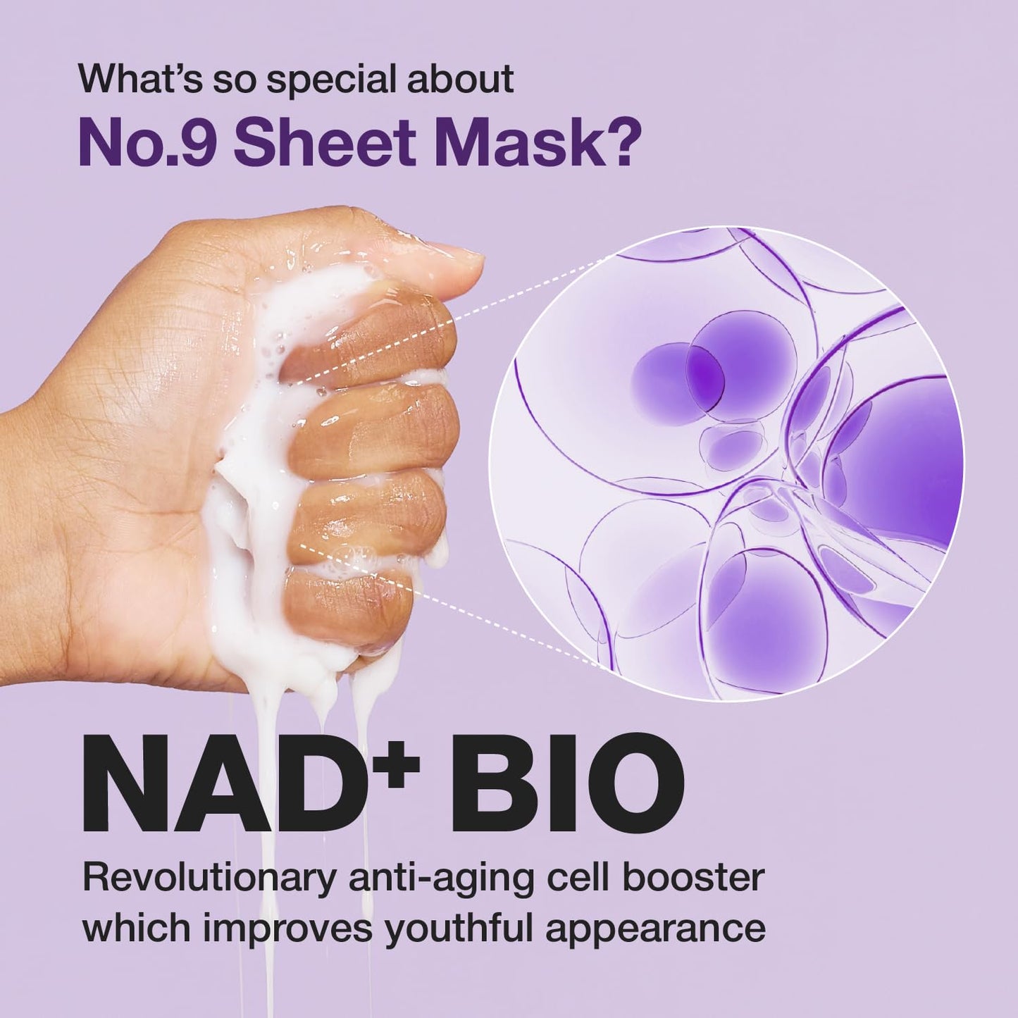 NUMBUZIN - No.9 NAD Bio Lifting Full Cover Facial Mask 4 Mask / Pack