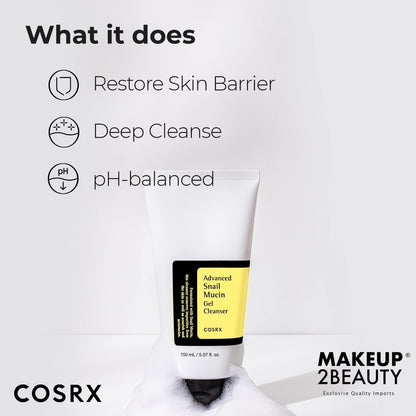 COSRX Advanced Snail Mucin Gel Cleanser