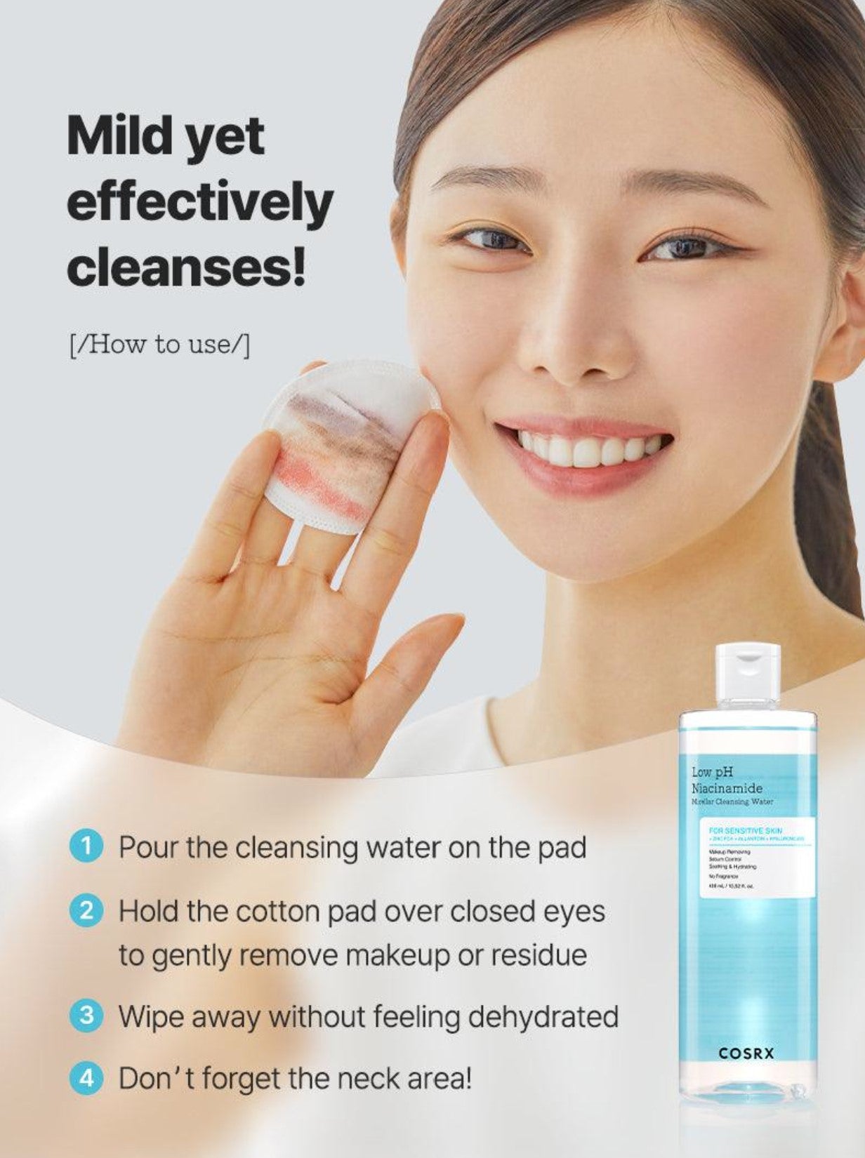 COSRX - Low pH Niacinamide Micellar Cleansing Water