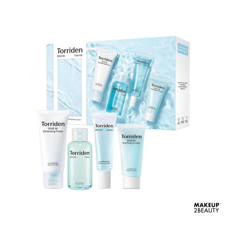 TORRIDEN - DIVE-IN Skin Care Trial Kit (4 pc kit)