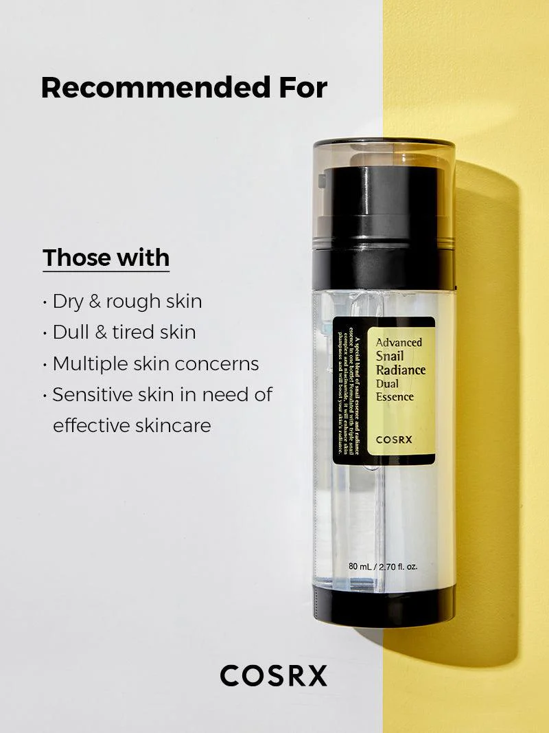 COSRX Advanced Snail Radiance Dual Essence - 80ml