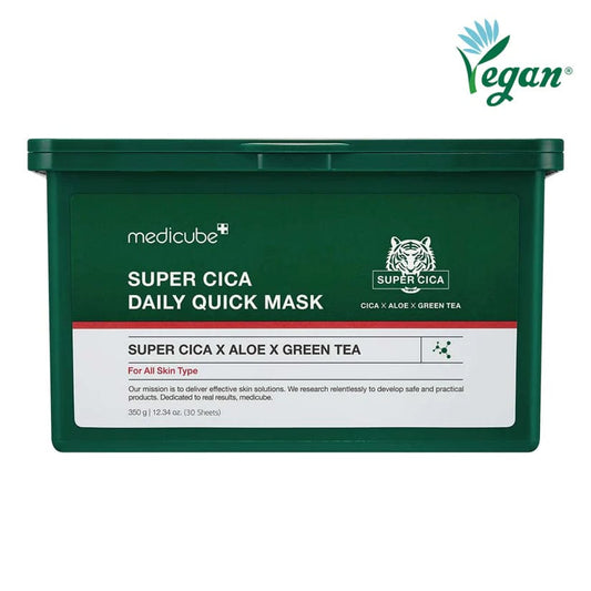 MEDICUBE - Super Cica Daily Quick Mask 30 Mask/Box