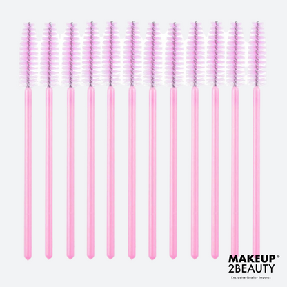 Disposable Lash Brush Pink - 50 pack