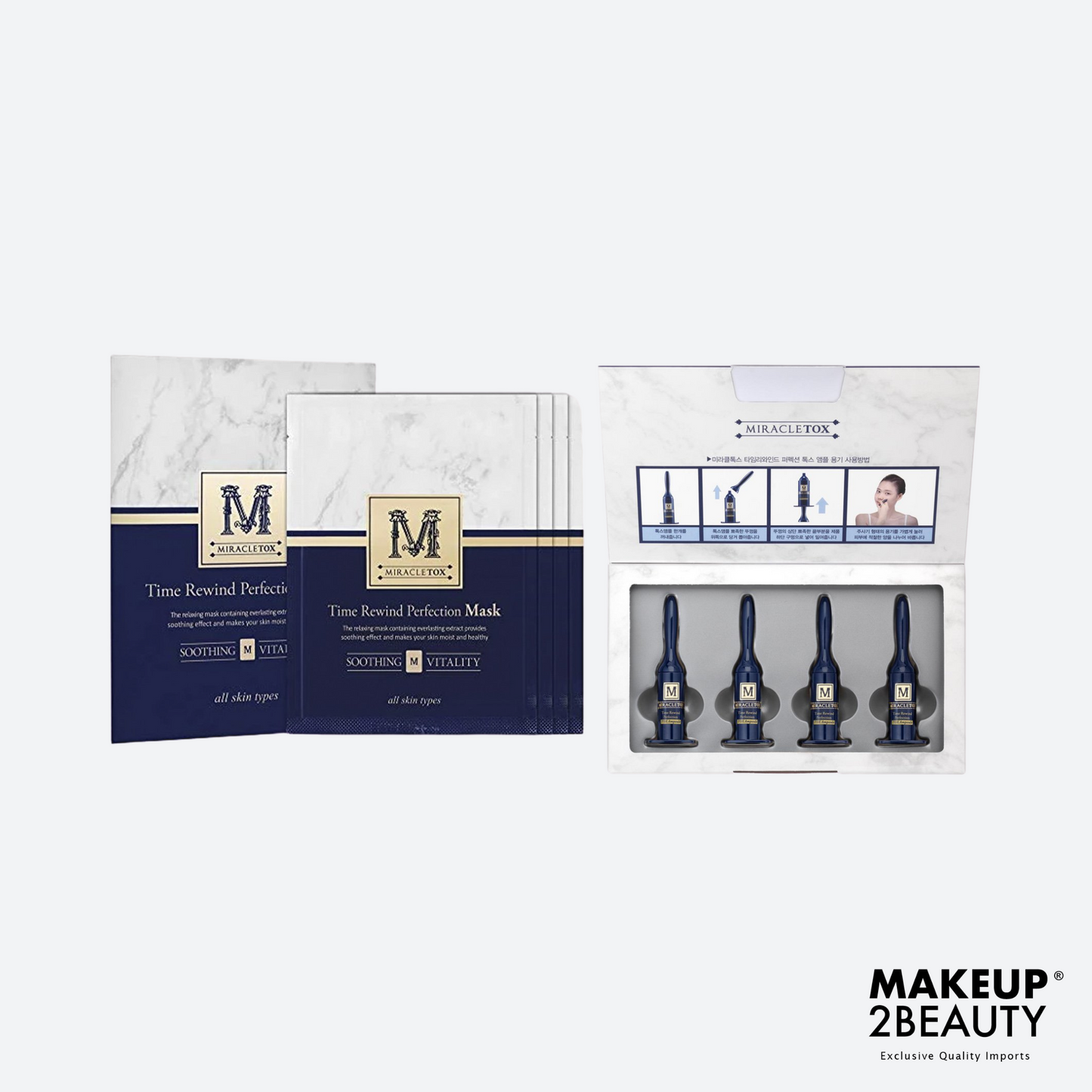 Miracletox Perfection Home Kit - 4 treatment Kit including Mask