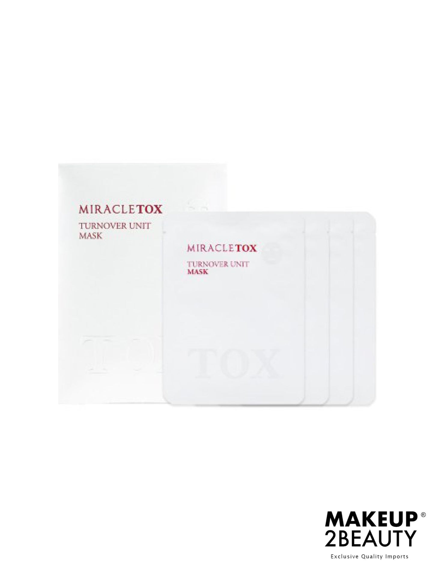 MIRACLETOX Turnover Unit Mask - 4 Mask / Pack